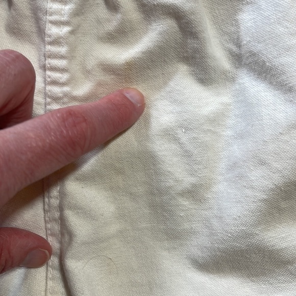 50s 70s Gym Shorts Mens White Medium Classic Cotton Permanent Press PE Class Vtg - Picture 10 of 10